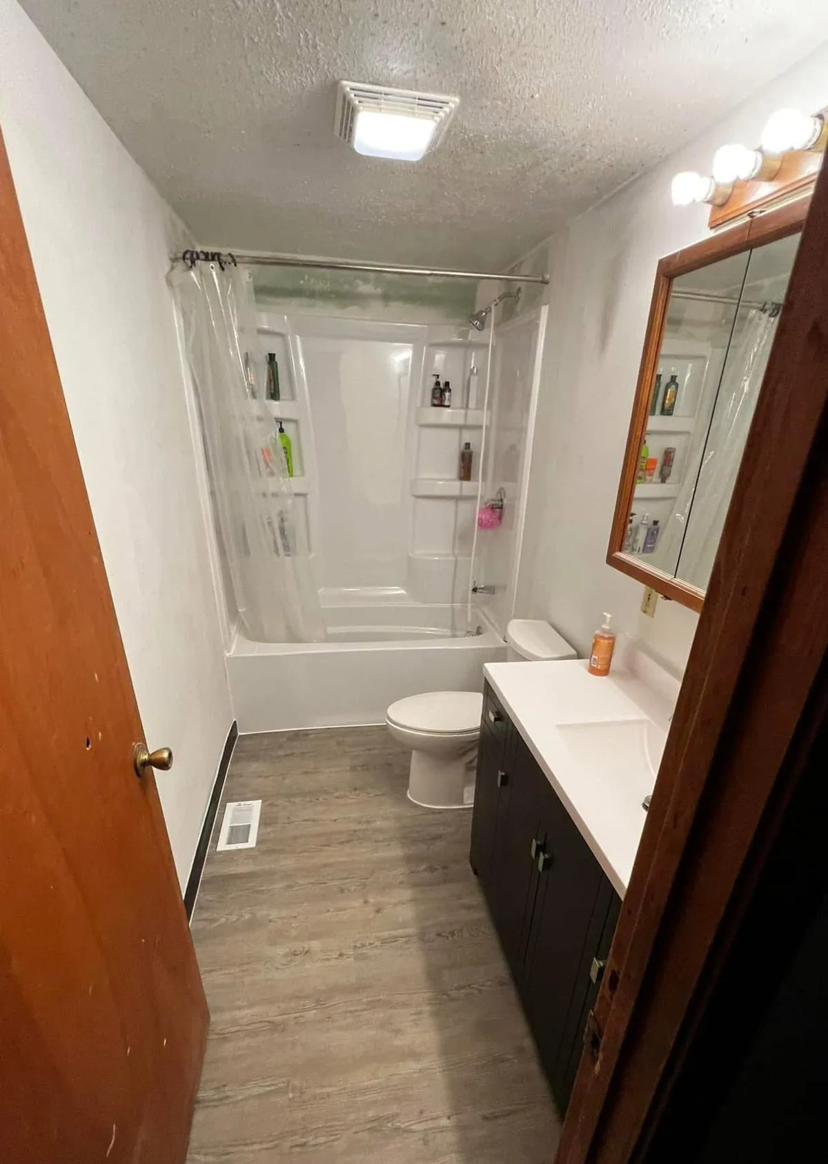 Bathroom after renovation by Jameson's Legacy Renovations, Dayton OH