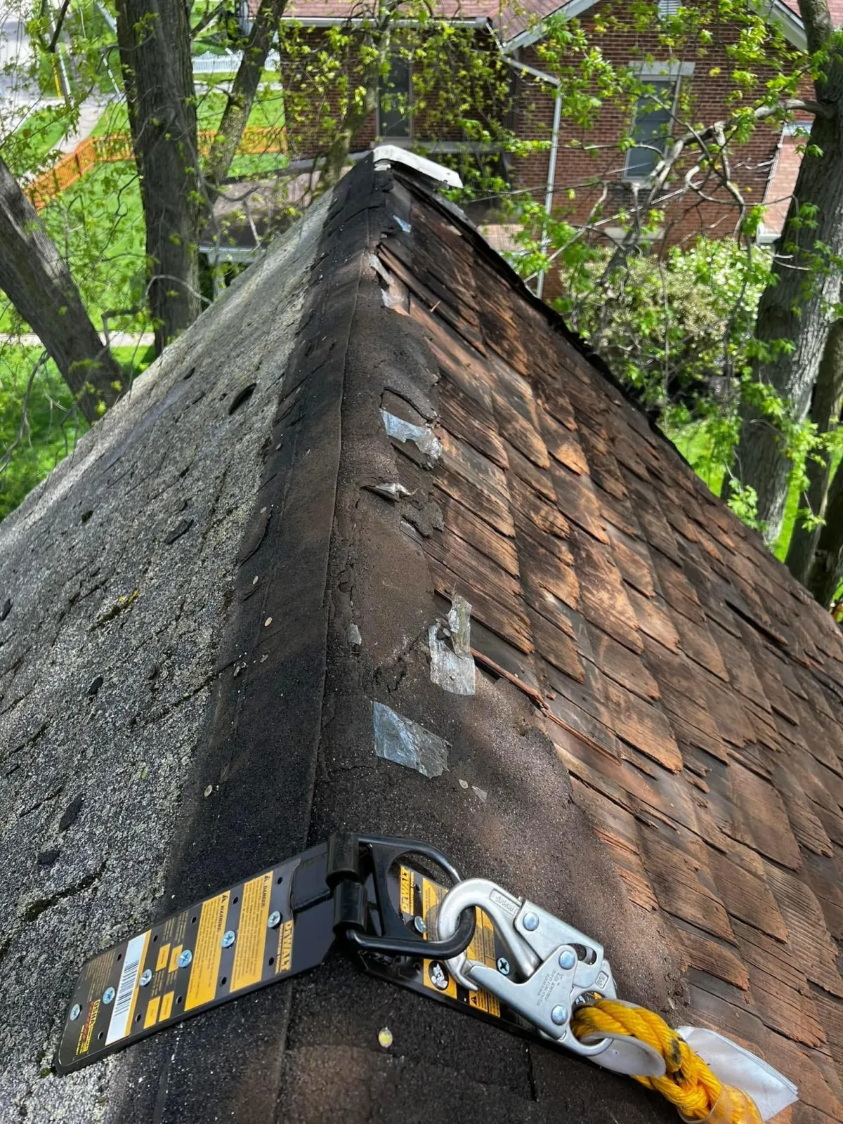 Roof before replacement, Dayton OH